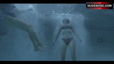 7. Gaby Hoffmann in Lingerie in Pool – Transparent