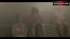 6. Gaby Hoffmann Nude in Sauna – Transparent