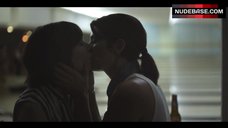 4. Gaby Hoffmann Lesbian Kiss – Transparent