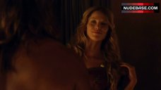 1. Ellen Hollman Shows Tits and Ass – Spartacus