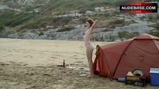 8. Janina Rudenska Nude on Beach – Ins Blaue