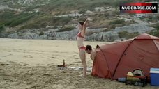 9. Janina Rudenska Nude on Beach – Ins Blaue