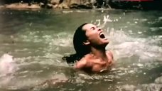 8. Laura Gemser Swims Full Naked – Horror Safari