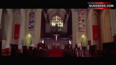1. Melanie Lynskey Hot Scene in Church – Detroit Rock City