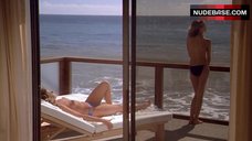 Linda Horn Topless Sunbathing – American Gigolo