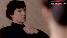 10. Lara Pulver Nude Scene – Sherlock