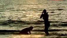 6. Dona Speir Nude on Beach – Savage Beach