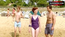 23. Juliet Lemonnier Topless on Beach – Hotel De La Plage
