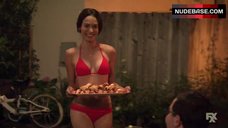 4. Nadine Velazquez in Red Bikini in Hot Tub – The League