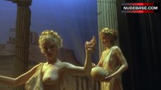9. Kelly Reilly Breast Exposed on Stage – Mrs. Henderson Presents