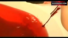 10. Leslie Frank Shows Boobs in Lesbi Scene – Night Fangs