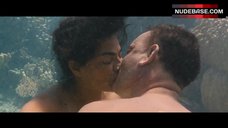 9. Sarita Choudhury Topless Underwater – A Hologram For The King