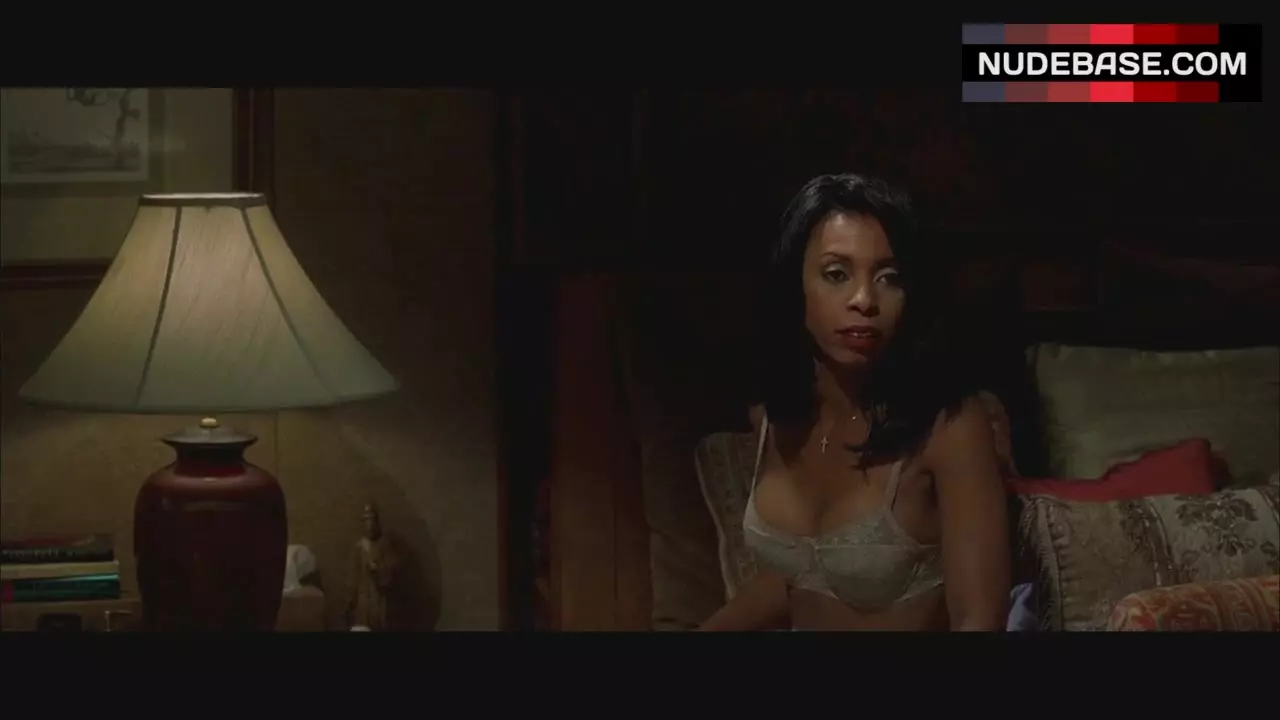 Sexy Khandi Alexander in Bra – Dark Blue (1:31) | NudeBase.com