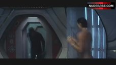 5. Carrie-Anne Moss Nude Out of Shower – Red Planet
