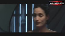 7. Carrie-Anne Moss Nude Out of Shower – Red Planet