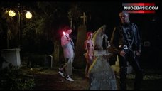 3. Linnea Quigley Naked on Cemetery – The Return Of The Living Dead
