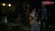 4. Linnea Quigley Naked on Cemetery – The Return Of The Living Dead