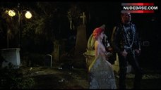 5. Linnea Quigley Naked on Cemetery – The Return Of The Living Dead