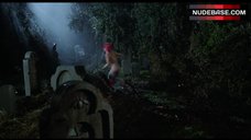 9. Linnea Quigley Nude on Graveyard – The Return Of The Living Dead