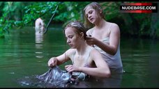 23. Saskia Rosendahl Nipples Through Wet Bra– Lore
