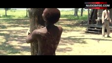 89. Naked Lupita Nyong'O Tied to Pole – 12 Years A Slave