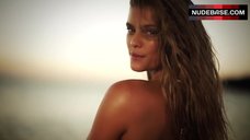 10. Nina Agdal Butt in Thong – Sports Illustrated: Swimsuit 2016