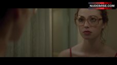 12. Freya Mavor in Bra and Panties – The Lady In The Car With Glasses And A Gun