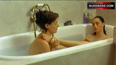6. Emmanuelle Beart Lesbian Scene in Bath Tub – La Repetition