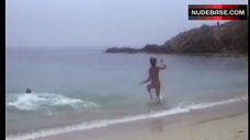 2. Emmanuelle Beart Naked on Beach – Premiers Desirs