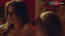 56. Catherine Corcoran Shows Boobs in Lesbian Scene – Return To Nuke 'Em High Volume 1