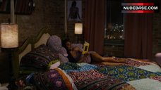 1. Freema Agyeman Lesbian Kiss in Bed – Sense8