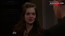 1. Meghann Fahy in Black Sexy Lingerie – Law & Order: Special Victims Unit