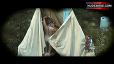 56. Evelien Bosmans Naked in Outdoor Shower – Cub