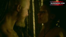 34. Josefin Asplund Bare Breasts – Vikings