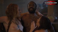 Sarine Sofair Shows Boobs and Bush – Game Of Thrones