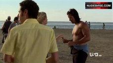 1. Bonnie Somerville in Bikini on Beach – Royal Pains