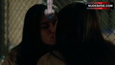 34. Diane Guerrero Lesbian Kiss – Orange Is The New Black