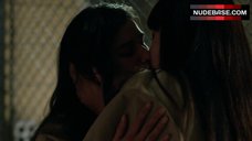 56. Diane Guerrero Lesbian Kiss – Orange Is The New Black