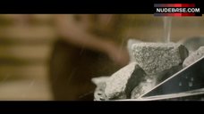 1. India Hair Topless in Sauna – Divin Enfant