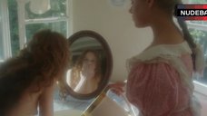 34. Elena Korikova Flashes Boobs – Lady Into Lassie