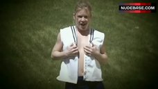1. Kira Reed Shows Tits, Butt and Pussy – Cheerleader Ninjas