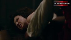4. Caitriona Balfe Tits Scene – Outlander