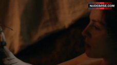 8. Caitriona Balfe Breasts Scene – Outlander