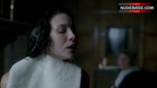 3. Caitriona Balfe Nude and Wet – Outlander