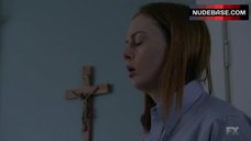 100. Alex Paxton-Beesley Lingerie Scene – The Strain