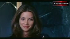 100. Leslie Danon in Sexy Black Lingerie – Burning Down The House