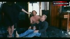 23. Leslie Danon in Sexy Black Lingerie – Burning Down The House