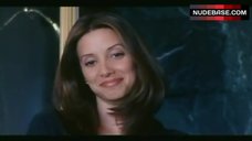 89. Leslie Danon in Sexy Black Lingerie – Burning Down The House