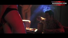 78. Tristan Risk Shows Tits during Striptease – The Editor