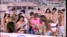 1. Elizabeth Berkley Sexy in Black Bikini – Baywatch